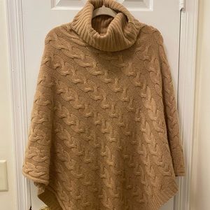 cashmere blend lord and Taylor poncho